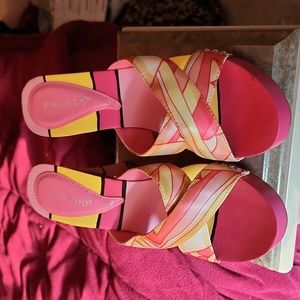 Bamboo multi print wedge